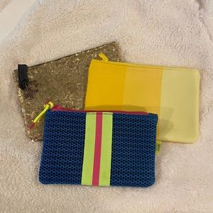 Set of 3 Cosmetic Pouches